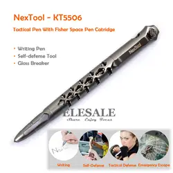 Новый NexTool тактическая ручка KT5506 с Fisher Space # SPR4 черные чернила Заправка самообороны поставки Стекло выключатель подарочная коробка
