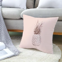 Nordic Style Pink Geometric Cushion Covers Decorative pillows Polyester flowers Pineapple pattern pillow case 45x45cm pillowcase Nordic Style Pink Geometric Cushion Covers Decorative pillows Polyester flowers Pineapple pattern pillow case 45x45cm pillowcase