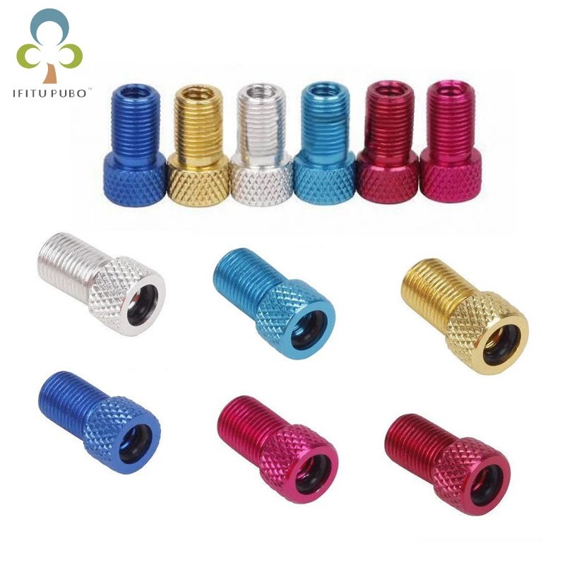 5pcs Road bike bicycle valve adapters wind fire wheels adapters gas