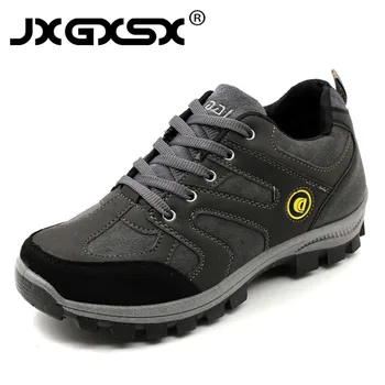 

JXGXSX 2019 Summer Men's Work Shoes Outdoor Sports Hiking Shoes Men Mesh Wear Slip Travel Shoes Breathable Sneakers Desert Boots