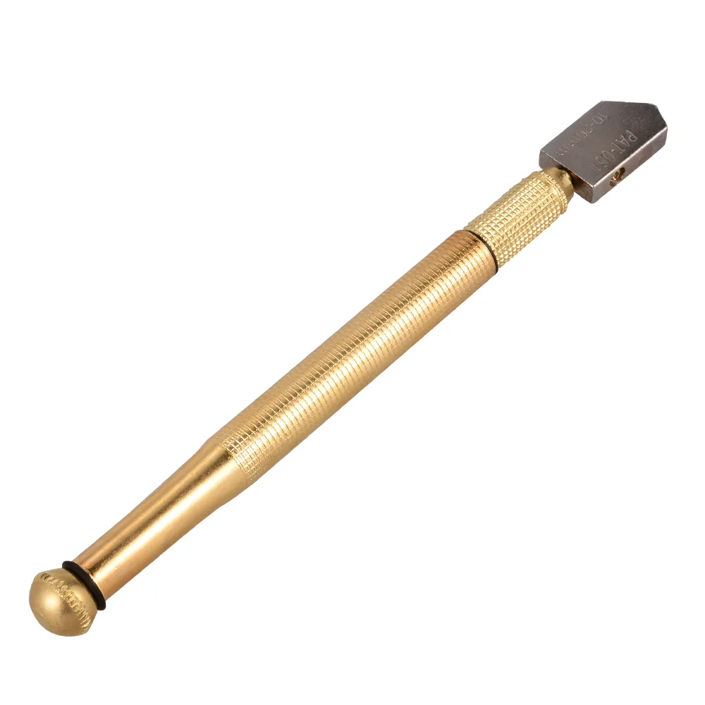 Pro Schwere Fliesen Diamant Minerals Diamant Glas Öl Feed Cutter Metall Griff Stahl Klinge Schneidwerkzeuge HT285