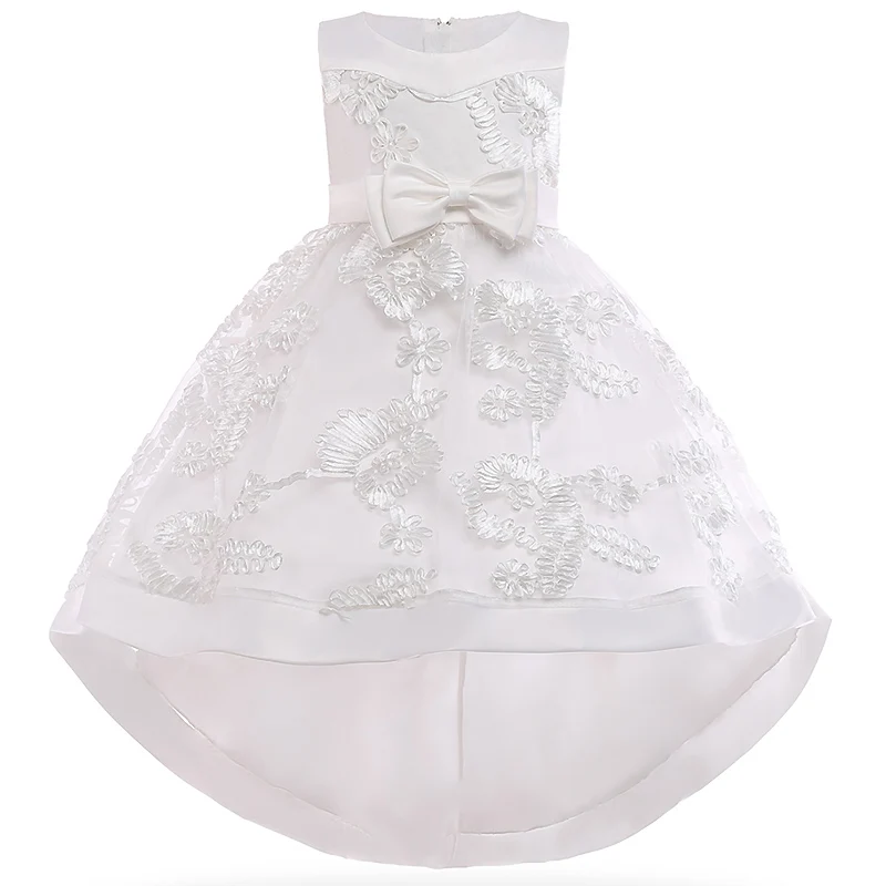 Girl Sweet Dress Flower Decoration 2020 Wedding Party Ball Beauty Christmas Children Clothes | Детская одежда и обувь