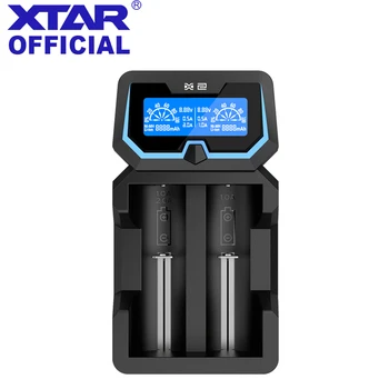 

XTAR Charger X2 Fast-Charging LCD Li-ion/ Ni-MH 3.7V Battery Charger For 18500/18700/22650/ 26650/18650/20700/21700 Battery