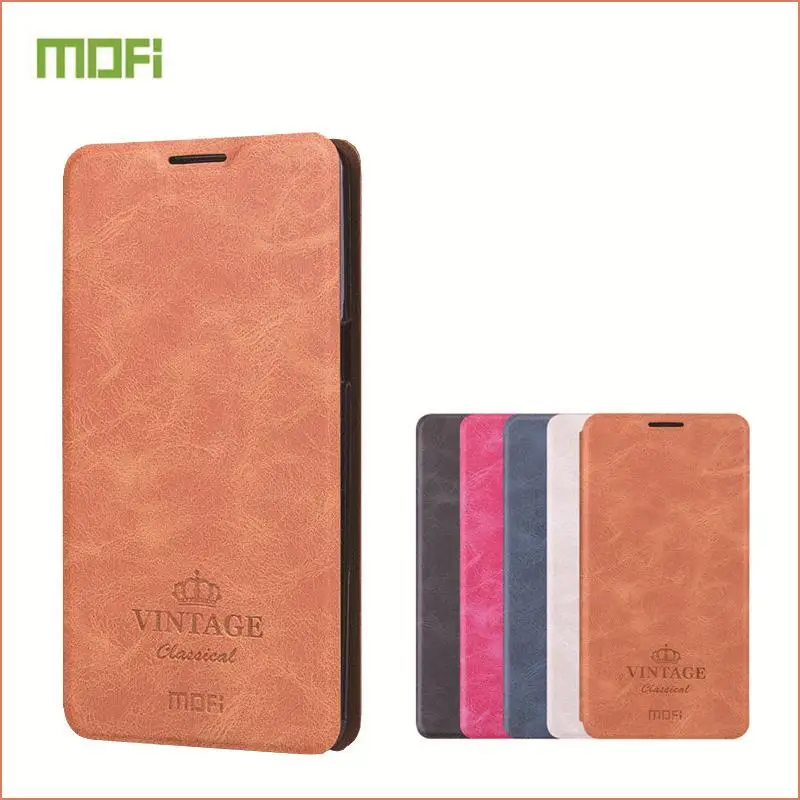 

MOFi For Huawei Honor 9 Phone Cover Case Flip PU Leather Stand Soft Back Cover For Honor 9 Book Style Phone Cases