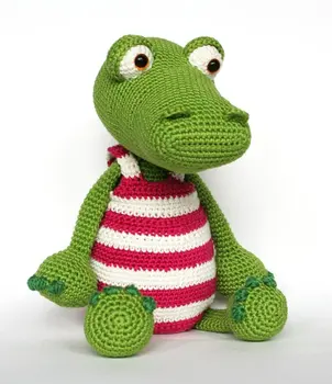 

crochet toys amigurumi crocodile model number 0921