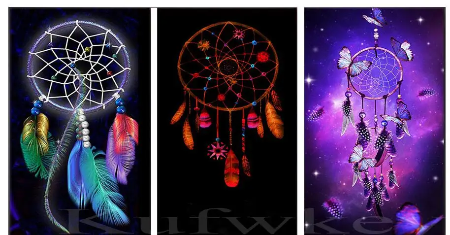 

Full, Diamond Embroidery, Indian, Dreamcatcher, 5D, diy, Diamond Painting, Cross Stitch, 3d, Diamond Mosaic, Needlework, Tri