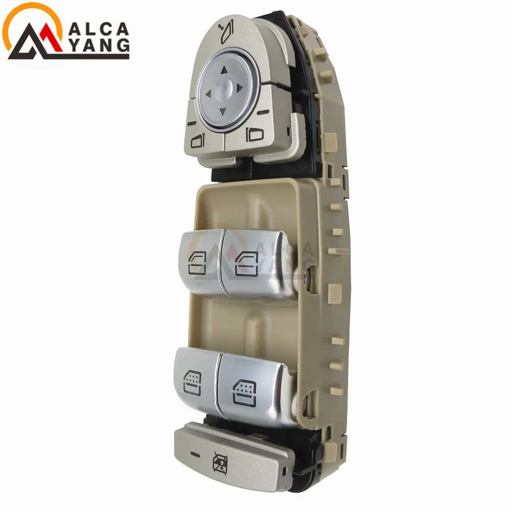 

Malcayang Beige Left Side Window Master Switch for Mercedes A2229056800/2229056800