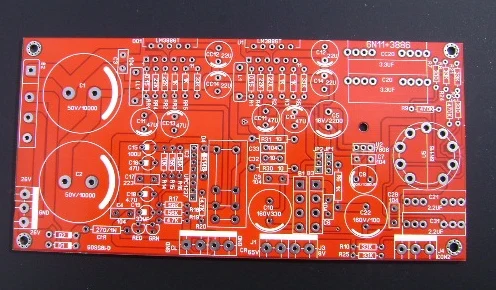 

LM3886 amplifier PCB board + 6N11 Tube amplifier PCB board DIY 2.0 channel 2*68W Free ship