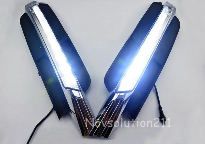 

2PCS/ set 0.5W-2W LED Auto DRL Daytime Driving Running Light Waterproof For Audi A6 C7 2012 2013 2014 2015 Car Styling