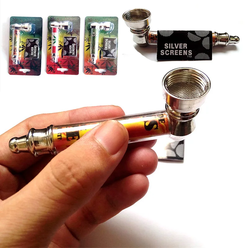 Metal Pipe Weed Smoking Pipes Gift Smoke Detectors Weed Grinder Smoke