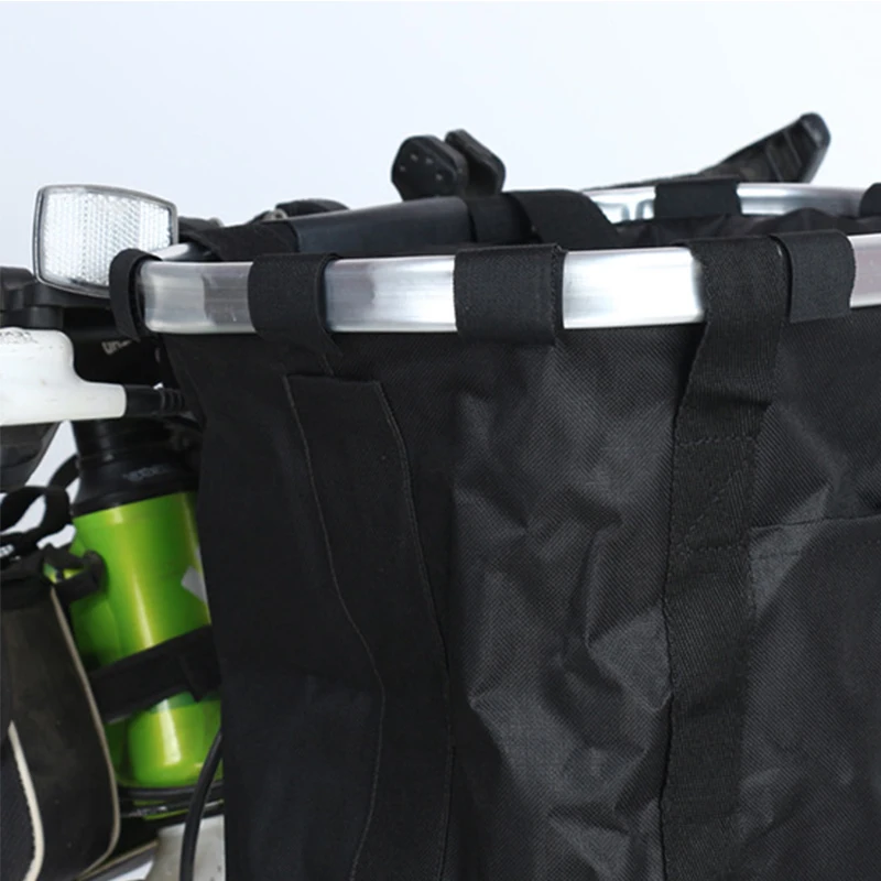 Perfect JS Good Bicycle Basket Pouch Bike Bags Bicycle Front Bag Pet Carrier Cycling Top Tube Frame Front Carrier Bag Aluminum Alloy 5