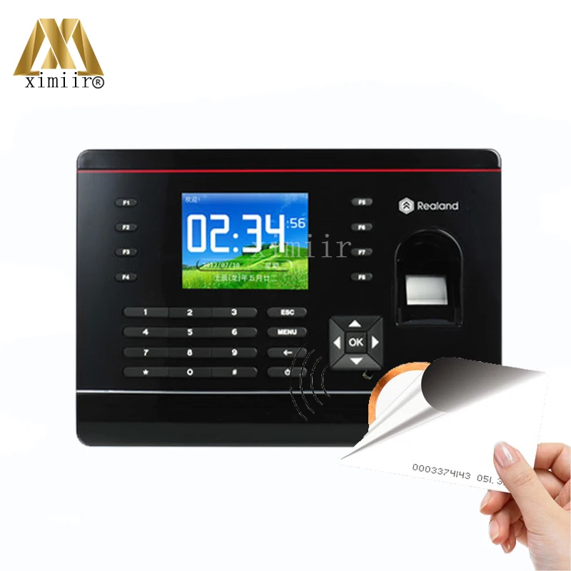 

A-C061 P2P Cloud Service Fingerprint And RFID Card Time Attendance Biometric Fingerprint Time Recording Time Clock With TCP/IP