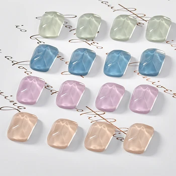 

New arrived 50pcs/lot color irregular shape resin flatback fashion beads diy jewelry stud earrings pendants accessory
