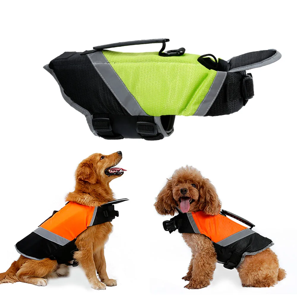 Спасательный водный жилет куртка спортивная одежда для животных спасательный жилет спасательный купальник собаки Светоотражающая спасательная одежда для куртки