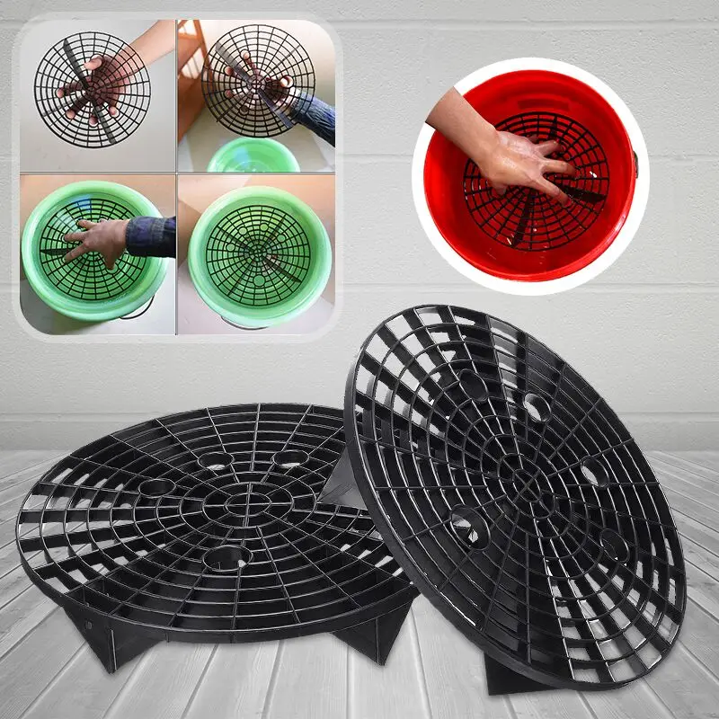

Car Wash Grit Guard Bucket Insert Washboard Water Filter Scratch Preventing Tool Sand Filter Car Cleaning Net