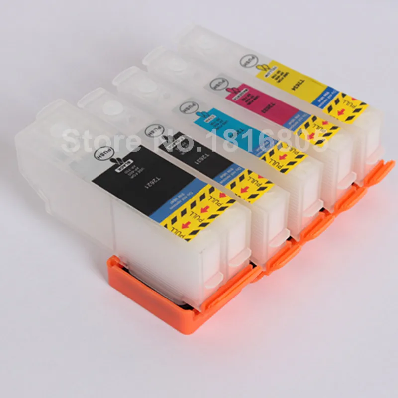 1set 5 color EMPTY T2601 T2611 Refillable cartridge for EPSON XP 600 XP