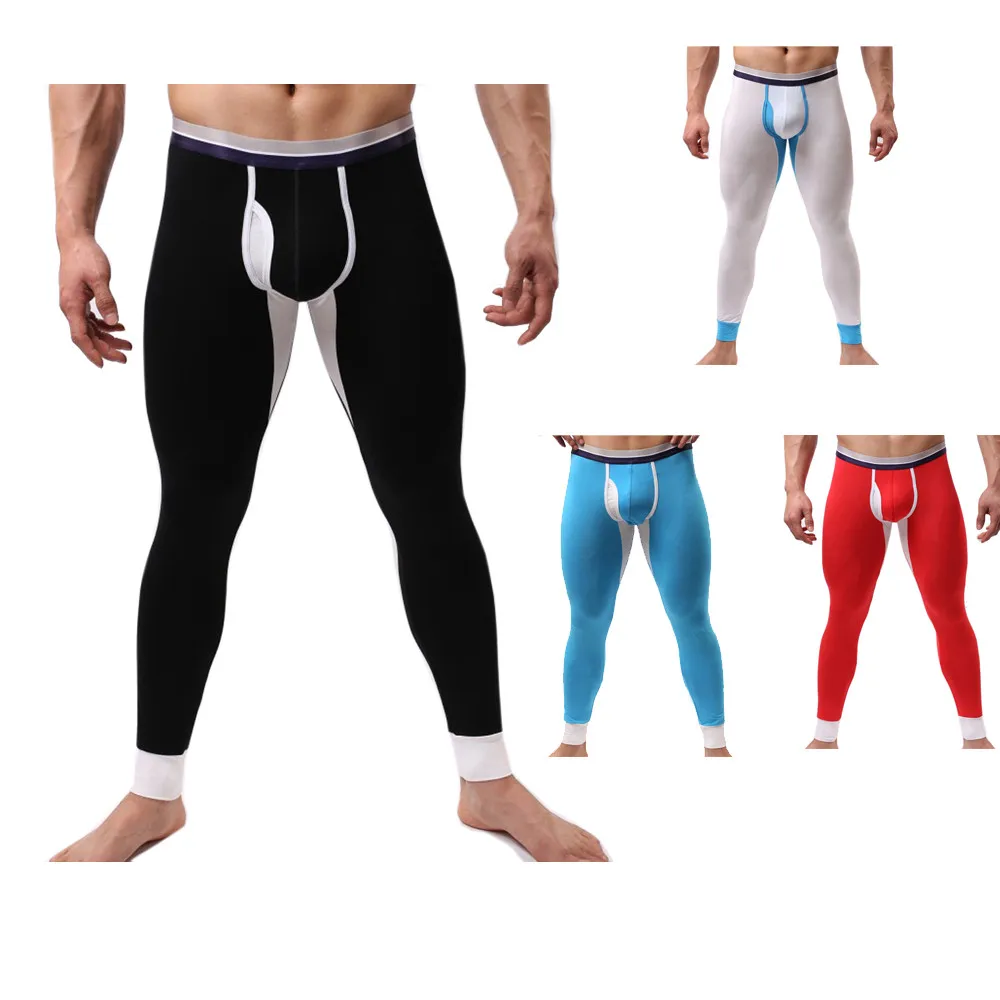 4 Colours Men Autumn Winter Thermal Underpants Male Warm Thermo Long Johns Boy Leggings Underwear Pants Trousers Pajamas Dec3