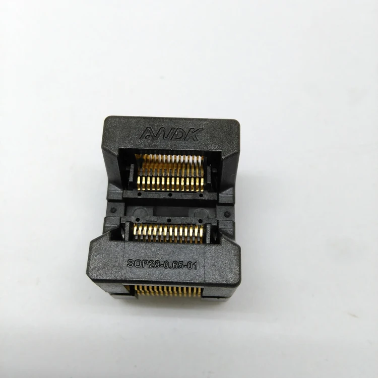 

SSOP28 Adapter Burn in Socket TSSOP28 IC Test Socket SOP28 OTS-28-0.65-01 ssop8 ssop14 ssop16 ssop20 ssop24