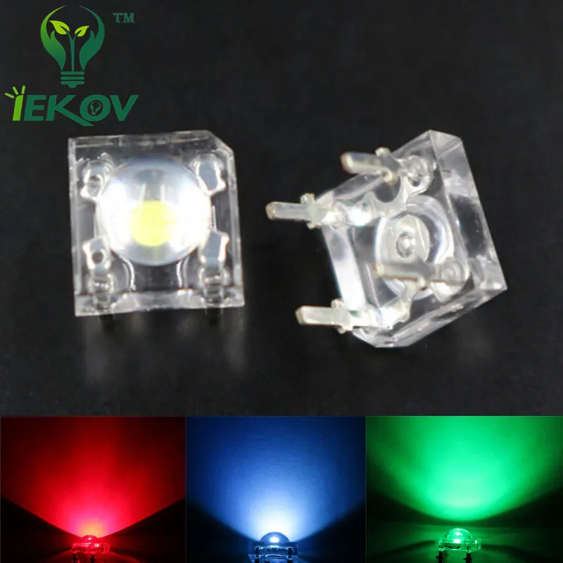 

20pcs LED 5MM RGB Piranha Super Flux COMMON Cathode Leds 4 pin Dome Wide Angle Super Bright Diodes Light Lamp For Car Light