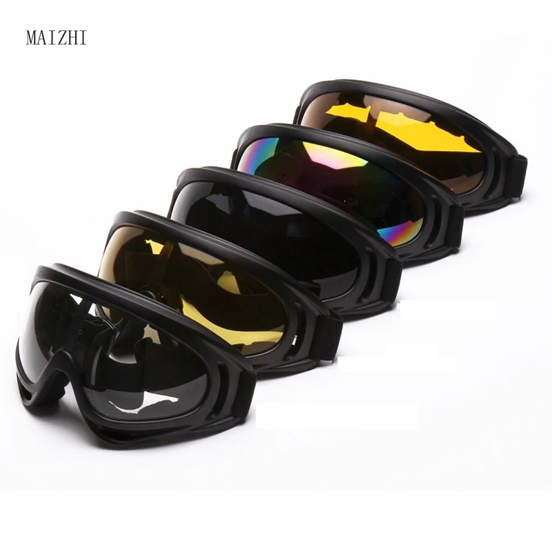 quality 2017 New Outdoor Sport Windproof Glasses Ski Snowboard Goggles Dustproof Motocross Glasses Wholesale motocross glasses