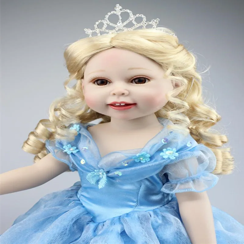 

18" American girl doll elsa princess doll dress up doll girl gift
