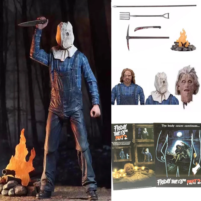 7 дюймов NECA пятница 13 я часть 2 Джейсон вурхисс экшн фигурка модель игрушка кукла