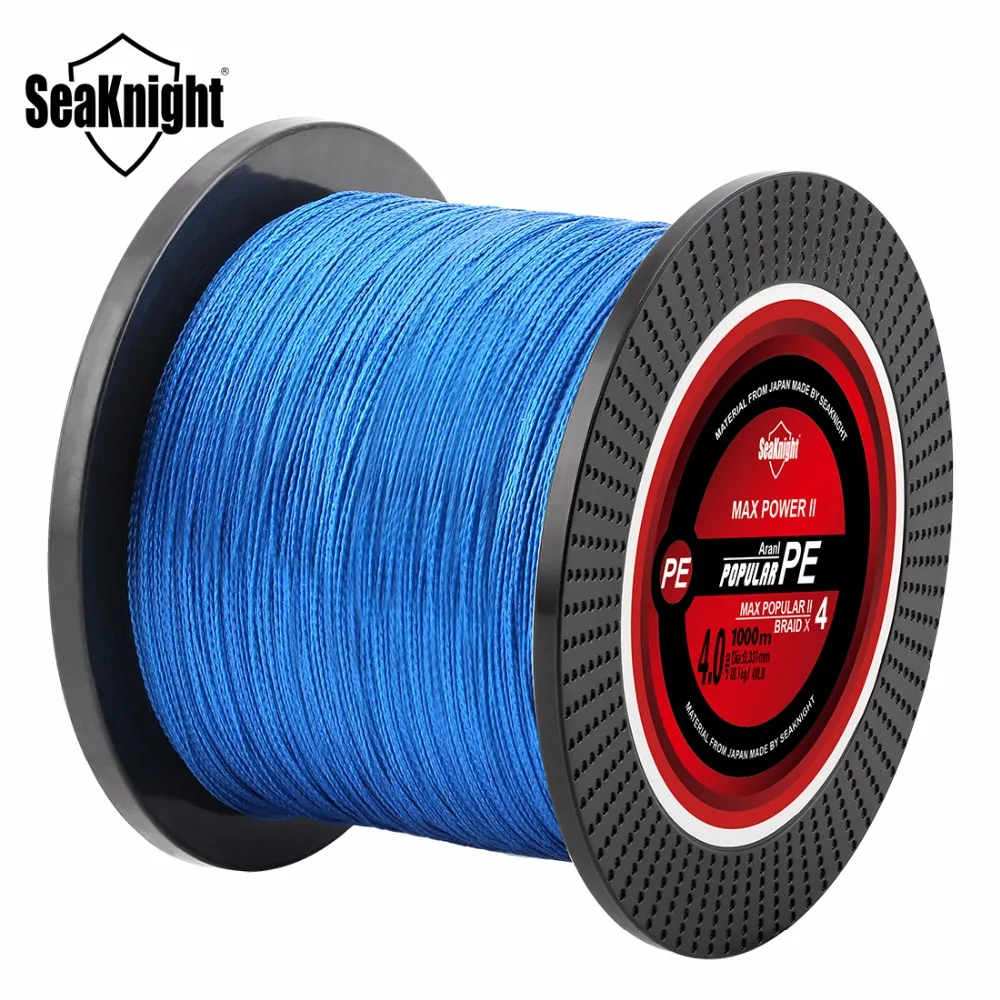 

SeaKnight Tri-Poseidon Series Braided Fishing Lines 4 Stands 1000M High Quality PE Japan Material Fishing Line 7 Colors 8-60LB