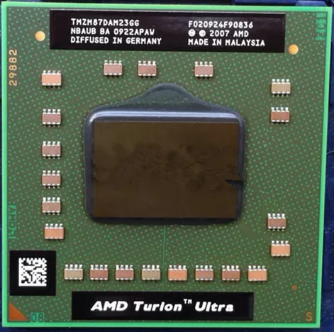 Мобильный ноутбук AMD Turion x2 Ultra ZM-87 ZM87 Socket FS1 cpu 2M cache/2,4 GHz/четырехъядерный процессор zm 87 cpu TMZM87DAM23GG