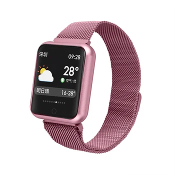 

Smart Watch P68 fitness activity tracker IP68 Sports Smart Wristbands heart rate monitor blood pressure for ios And Android