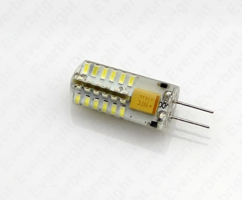 10 шт./партия G4 светодиодный 3014 SMD 48 Светодиодный s 6 Вт Светодиодный лампочки с украшением в виде кристаллов лампа 360 Угол лампы типа Корн AC/DC 10 V-20 V, теплый белый свет/холодный белый свет