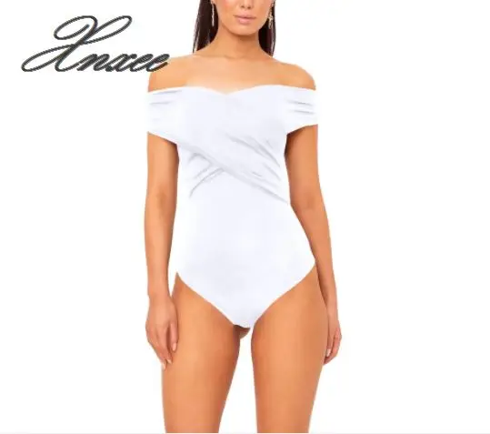Sexy white bodysuits women One-piece summer casual short jumpsuit Sexy white bodysuits women One-piece summer casual short jumpsuit