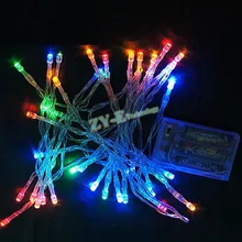 Светодиодный строка светильник и формирующая листы для кровли 4 м 40 светодиодный Батарея светодиодный строка светильник 3XAA Батарея управляется Фея вечерние свадебные Рождество мигающий светодиодный полосы