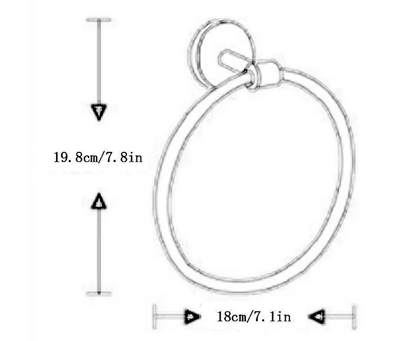 2305 towel ring size