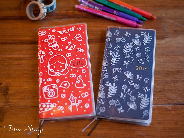 

Transparent pvc cover sleeve books notebook bookbinder's protective case hobonichi weeks