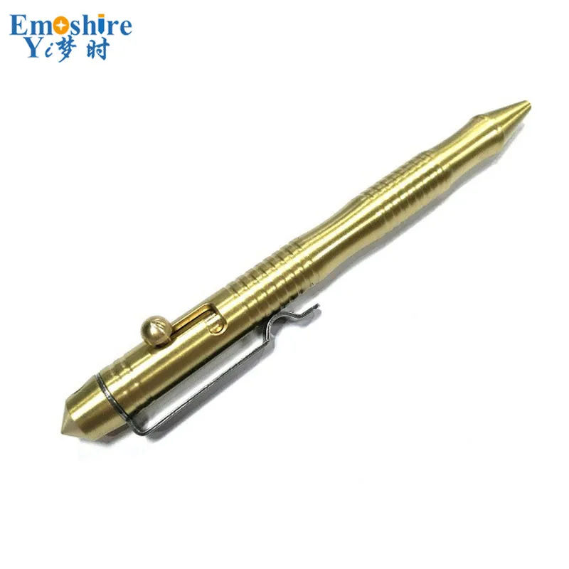 EDC Handmade Retro Brass Brass Bolt Ballpoint Personality Creative Signature Pen 