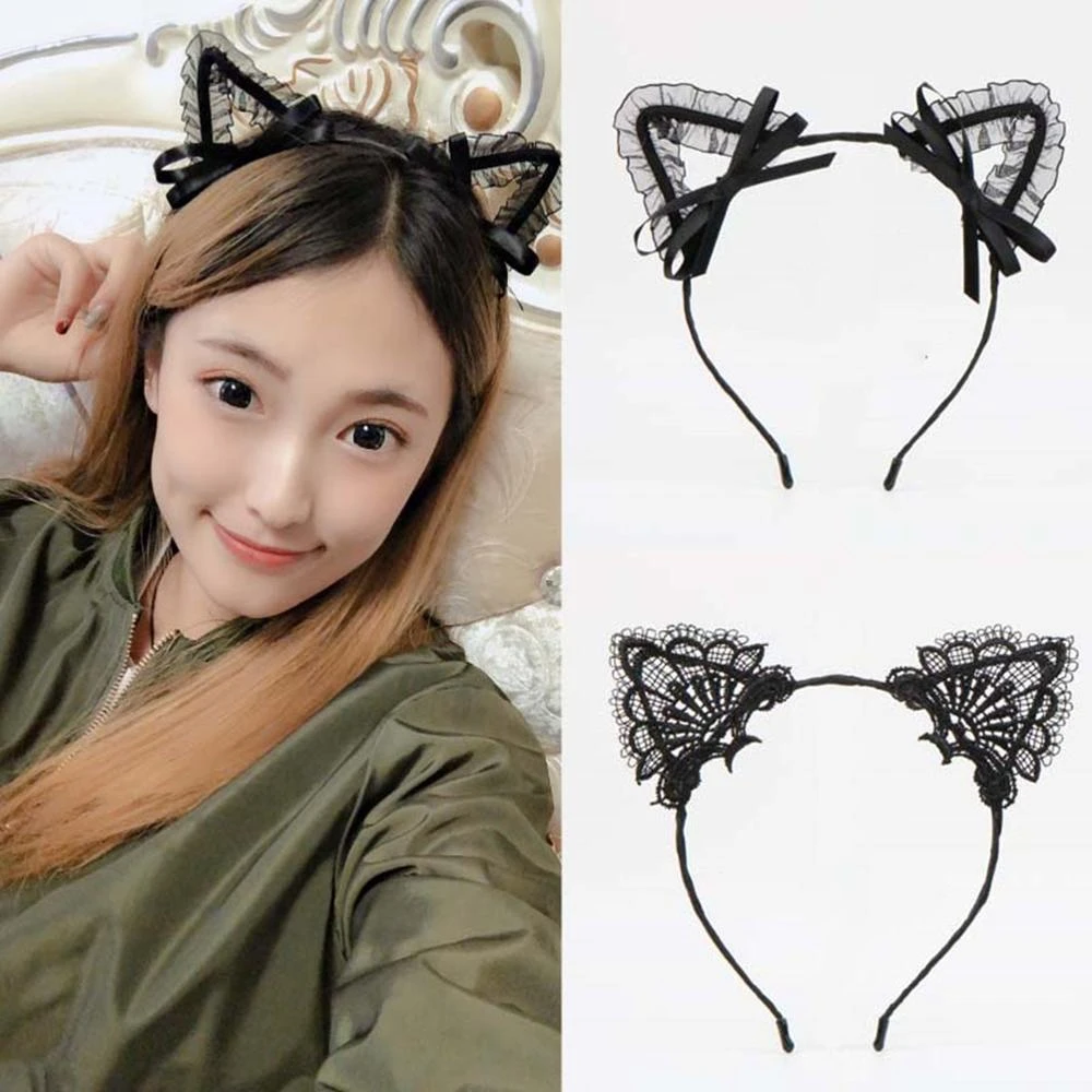 M Mism 女性レースヘアバンド猫耳ヘアバンド女性ヘアアクセサリーかわいい耳フープ Women S Hair Accessories Aliexpress M Mism 女性レースヘアバンド猫耳ヘアバンド女性ヘアアクセサリーかわいい耳フープ Women S Hair Accessories Aliexpress