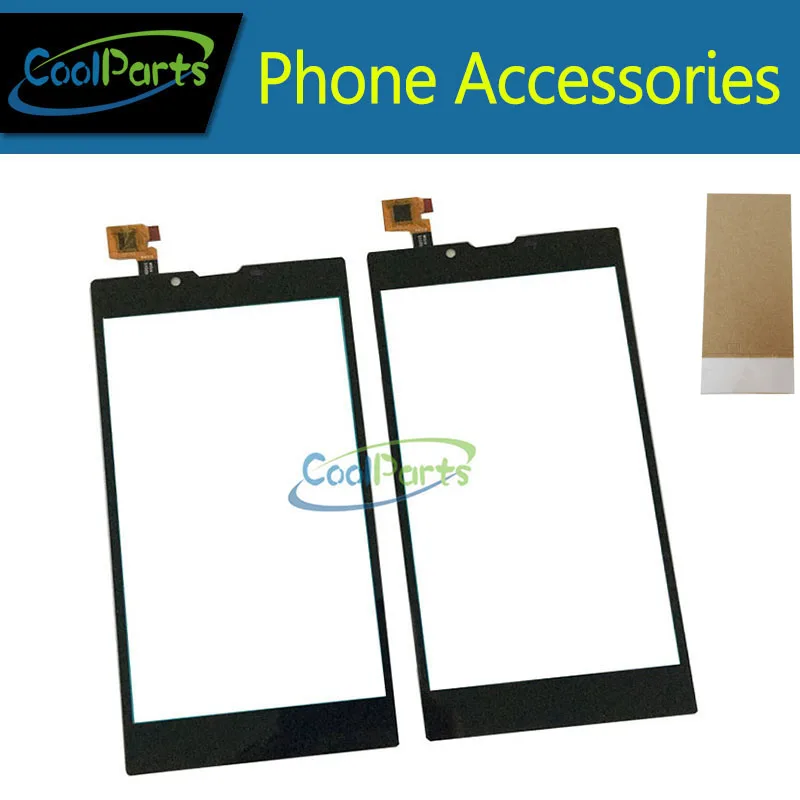 

1PC/Lot High Qaulity For Archos 55 platinum Touch Screen Digitizer Touch Glass Replacement Part With Tape Black Color