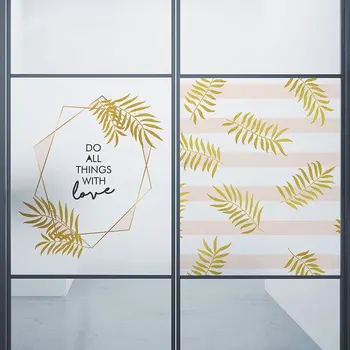 

Irregular diamond Custom size film on window Glass Sticker no glue Privacy Decal bathroom office kitchen Sliding door decoration