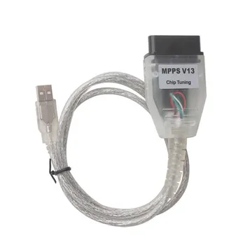 

ECU Programmer SMPS MPPS V13.02 V13 K CAN Flasher Chip Tuning Remap OBD2 MPPS V13.02 Diagnostic Cable With Multi-Language