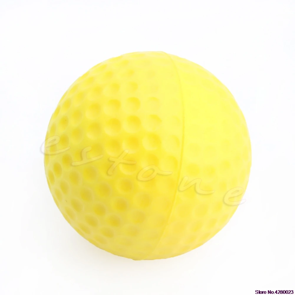 Новинка 2019 года 1 шт. Желтая Пена мяч для гольфа Гольф Training мягкие пенные шарики практика мяч