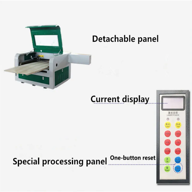 Высокое качество 4060 50 Вт Лазерный Резак CO2 лазерная гравировальная машина для дерева акриловая Резина
