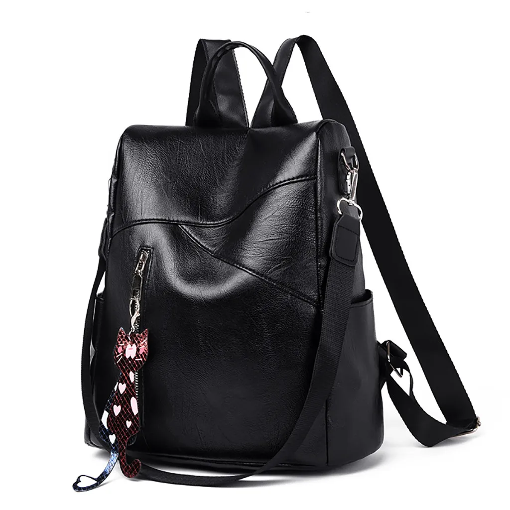 Ретро женский рюкзак из искусственной кожи, школьная сумка в консервативном стиле для колледжа, студенческий ноутбук для девушек, женский рюкзак для путешествий# T2