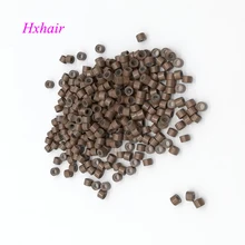 10000 шт 4,5 мм с силиконовыми микро алюминиевыми кольцами/звеньями бусин/черный D-коричневый L-коричневый D-блонд