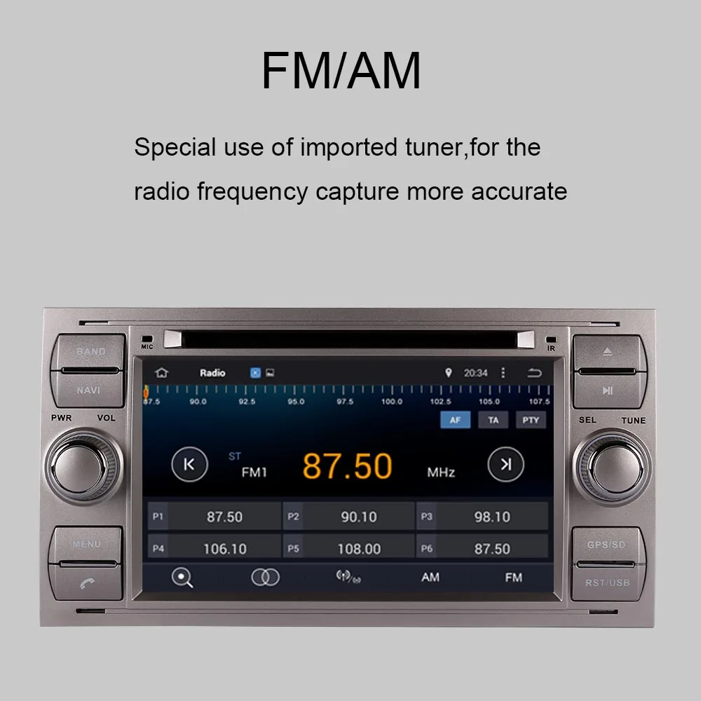 Flash Deal Android 9.0 Octa Core 4GB RAM Car GPS Navigation For Ford Focus/Mondeo/S-max/Connect 2005-2007 Silver Car Radio Stereo Wifi OBD+ 4 Flash Deal Android 9.0 Octa Core 4GB RAM Car GPS Navigation For Ford Focus/Mondeo/S-max/Connect 2005-2007 Silver Car Radio Stereo Wifi OBD+ 4