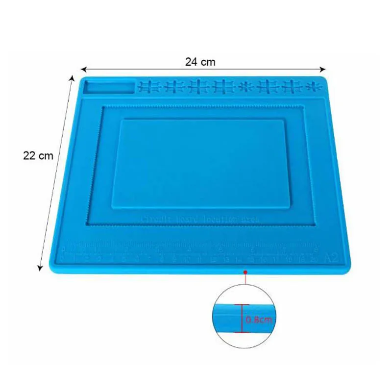 240x220 мм BGA PCB ремонт рабочий коврик силиконовый теплоизоляция техническое