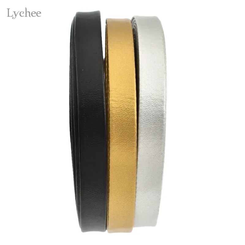 5m Solid Color PU Leather Ribbon DIY Handmade Apparel Sewing Crafts Accessories 