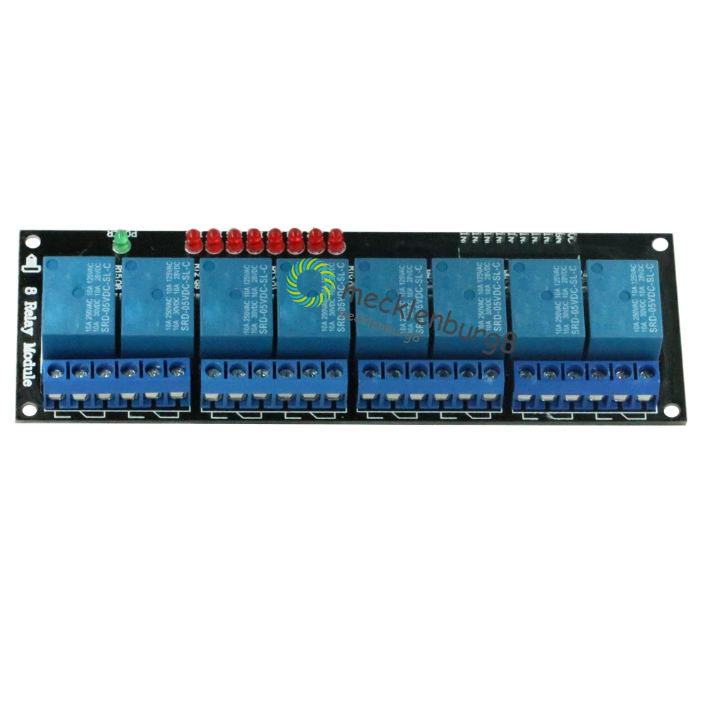 8 Channel 5V Relay Module Shield for Arduino Uno Meage 2560 1280 ARM PIC AVR DSP 8 Channel 5V Relay Module Shield for Arduino Uno Meage 2560 1280 ARM PIC AVR DSP