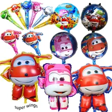 15 стилей супер воздушный шар с крыльями Jett воздушные шары 18 дюймов Супер Крылья игрушки День рождения украшения Детские игрушки Jett globos поставки