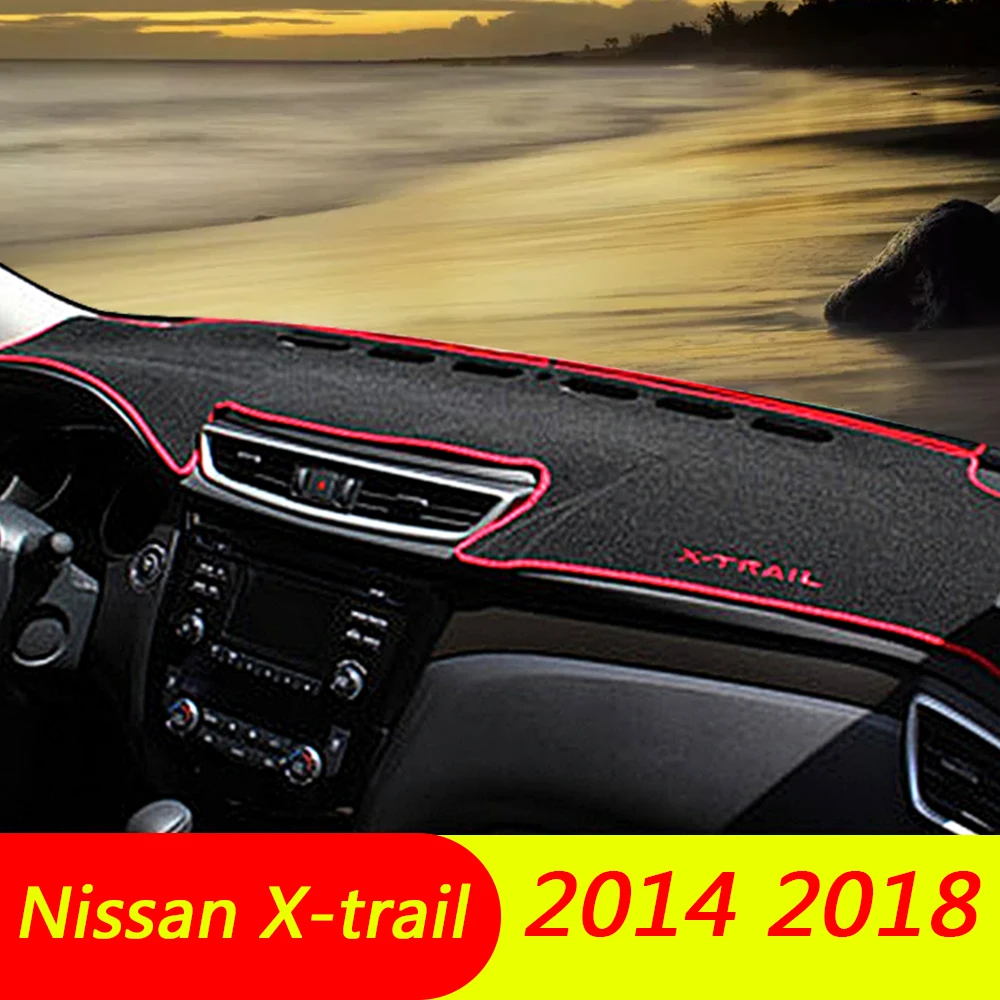 

For Nissan Qashqai J11 X-trail T32 Rogue 2014 2015 2016 2017 2018 Car Dashboard Covers Mat Shade Cushion Pad Carpets Accessories