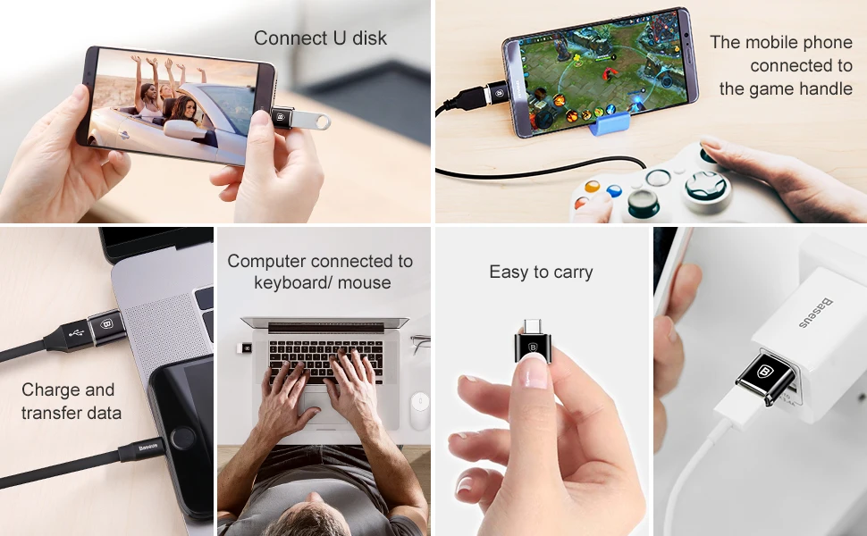 Micro usb type C адаптер типа OTG-c штекер для Micro USB Женский зарядное устройство переходник конвертер Micro USB для USB-C адаптер